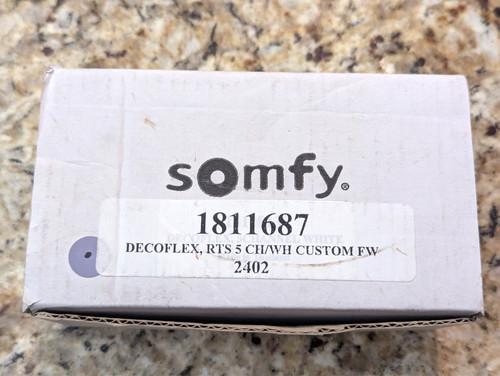 Somfy decoflex wirefree rts - somfy,