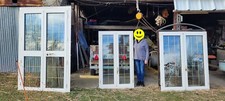 Vends deux fenêtres et une porte fenêtre double battants en aluminium
