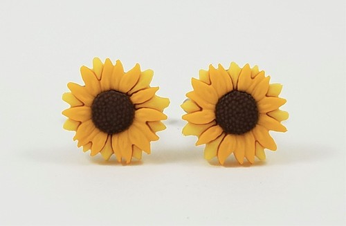 Tournesol boutons manchette - tournesol,