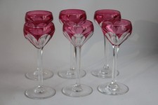 SAINT LOUIS 6 Verres cristal