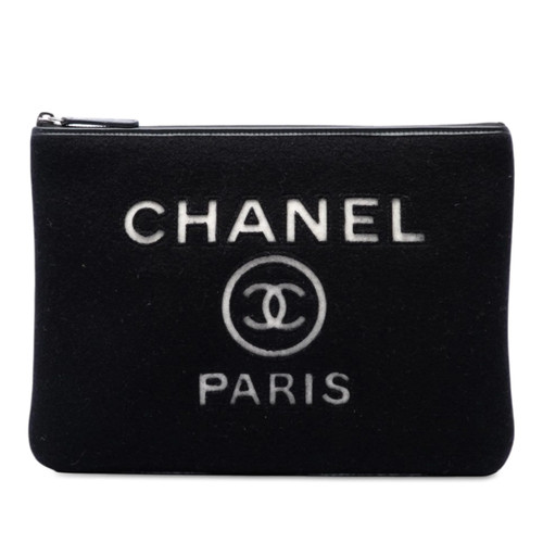 Chanel felt deauville étui - o,