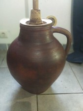 Authentique baratte à beurre en terre cuite début XXème ou fin XIXème