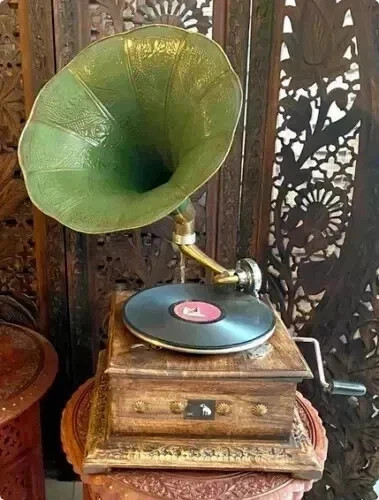 Phonographe fonctionnel hmv - phonographe,