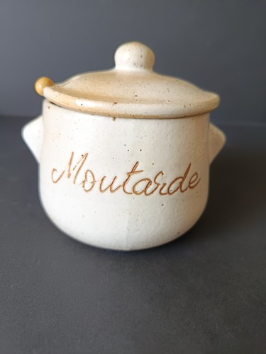Moutardier grès vintage - moutardier, en