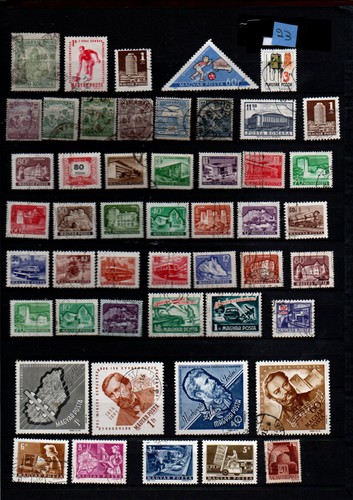 Lot timbres hongrie - timbres,