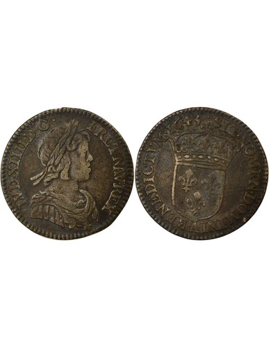France louis xiv 12 ecu - -,