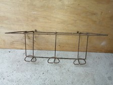 porte manteau chapeau 3 patères fil de fer vintage années 70