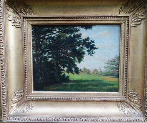 Tableau chomel paysage - chomel, rural