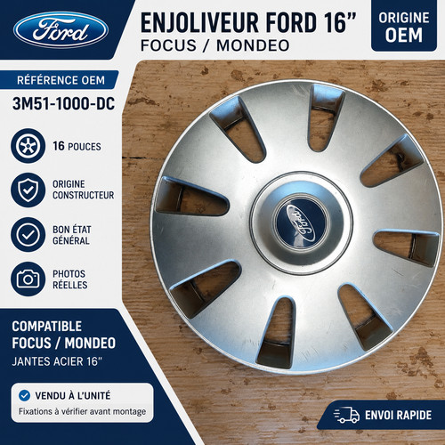 Enjoliveur ford focus mondeo - enjoliveur,