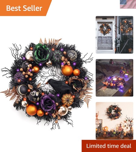 Beautiful halloween wreath - 18",