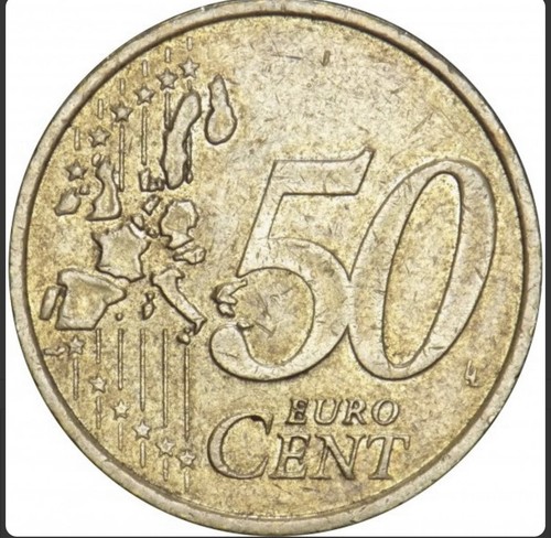France euro cent coin - 50,