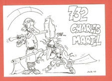 Bob BERGE  carte postale Humour (732 Charles Martel)   NB rare