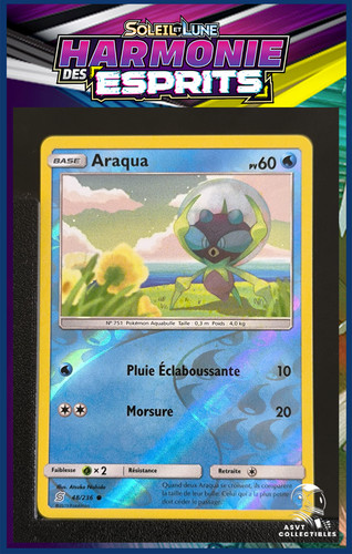 Carte pokémon araqua - carte,