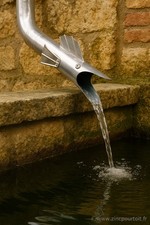 🇫🇷 Gargouille zinc décorative pour toiture – sortie pluviale Ø60/80/100