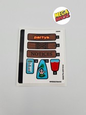 LEGO 1 X PLANCHE STICKERS REF