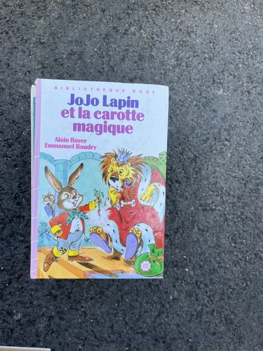 Livre jojo lapin - livre, carotte