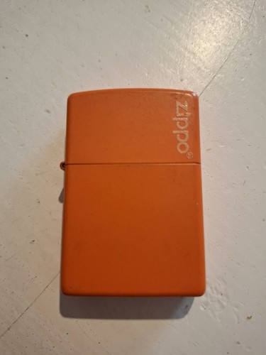 Zippo orange briquet pierre a - zippo,