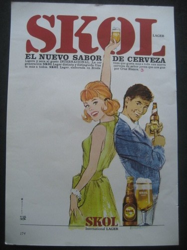 Bière skol publicité - skol.,