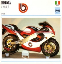 BIMOTA SB6 1100 SB 6 à moteur SUZUKI GSX-R 1994 : Fiche Moto #001736