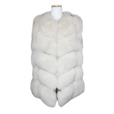 Other Brand Gilet en fourrure de renard coloris avoine 55 66 125331179
