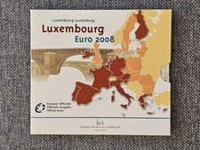 Coffret / Set BU euro Luxembourg 2008 - Avec la 2 euro CC (9 pièces)