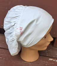 BONNET DE NUIT OU COIFFE TOQUE ENFANT ANCIEN BLANC 