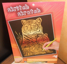 dessin à gratter gravure