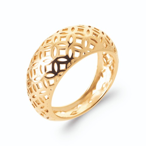 Bague jonc plaqué 18 - jonc,