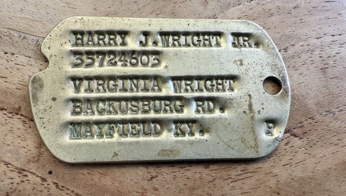 Militaria usa dog tag - usa, ww2