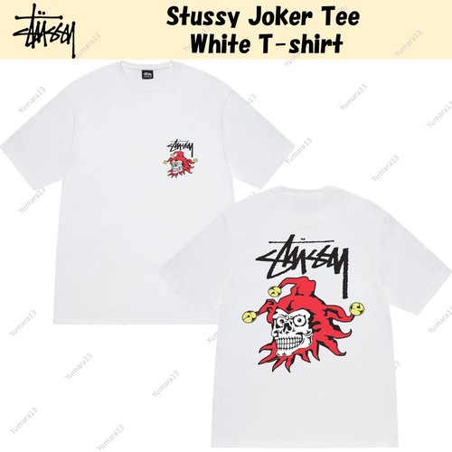 Stussy joker tee white shirt - stussy, t-shirt