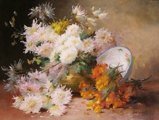 Tableau ancien nature morte - ancien,