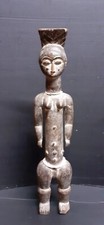 STATUE ATTIÉ COTE D'IVOIRE ART TRIBAL  ANCIEN STATUETTE AFRICAINE MASQUE 