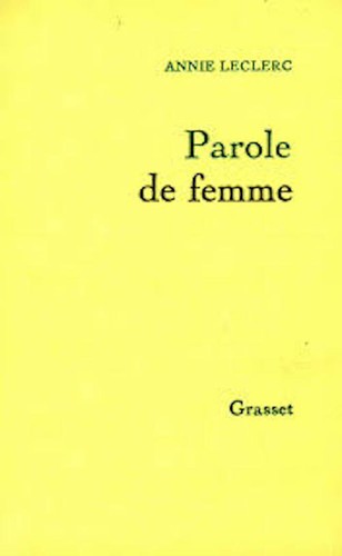 Parole femme reliure - parole,