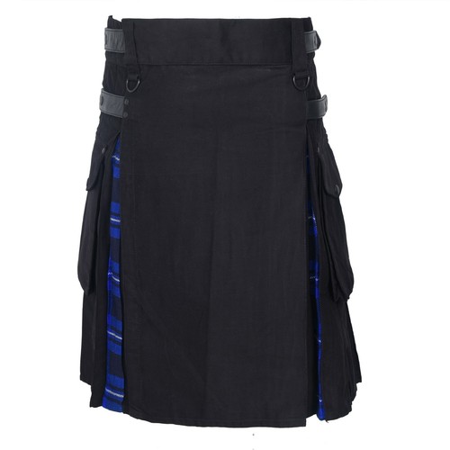Kilts utilitaires tartan bleu - utilitaires,