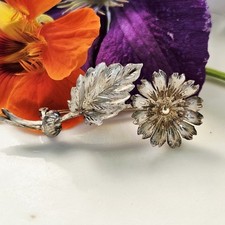 Broche Florale Art Nouveau Dlg