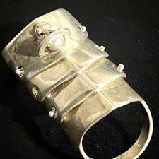 Bague armure vintage taille L