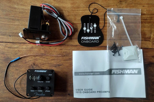Pré ampli fishman isys - pré-ampli, fender