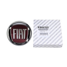 Emblème Logo d'origine Fiat Arrière Porte Arrière Argent Rouge Blanc 735578731