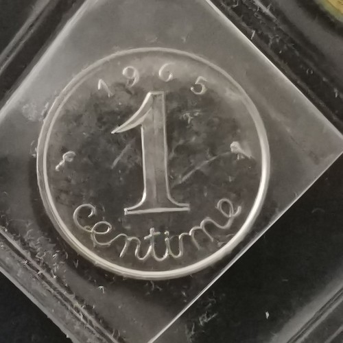 Centime epi 1965 - centime, fdc