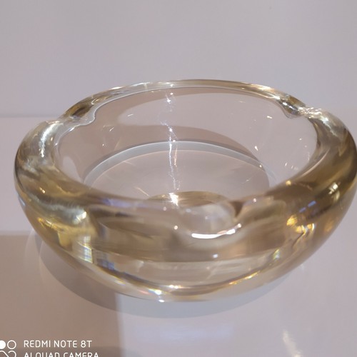 Cendrier jaune transparent - cendrier,