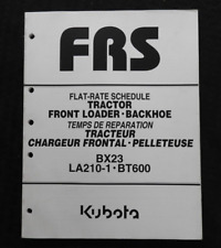 2002-03 KUBOTA BX23 Tracteur LA210 Chargeur B600 Tractopelle Plat Taux Annexe