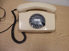 Téléphone disque crème - À,