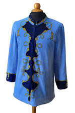 Jesurum Venezia Sortie de bain peignoir éponge veste homme vintage 70 80 T.M