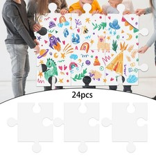 24 puzzles vierges en carton