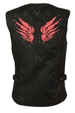 Women motorcycle riding red - women's,