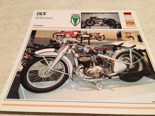 Carte moto dkw 500 - carte, sb