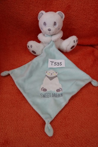 Peluche t535 doudou ours - peluche,