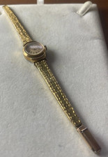 Montre Femme Ancienne Lip Art Déco Plaqué Or , Fonctionne Bien 