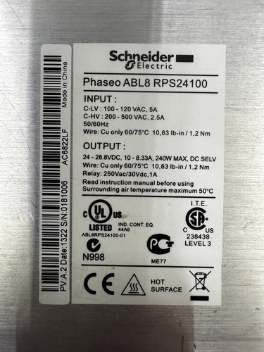 Alimentation schneider - alimentation,