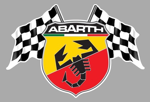 Abarth flags sticker vinyle - ,